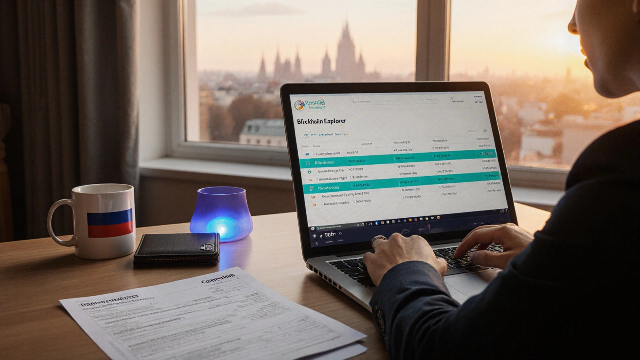 Investor kontroluje výplaty na dashboardu, s daňovým formulářem a hardware peněženkou.