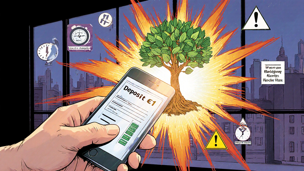 Kliknutí na vklad €1 aktivuje přeměnu peněz v akcie.