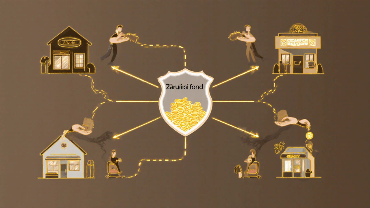 Síť spojení mezi českými podniky a investory s ochranným fondem jako zlatým štítem.