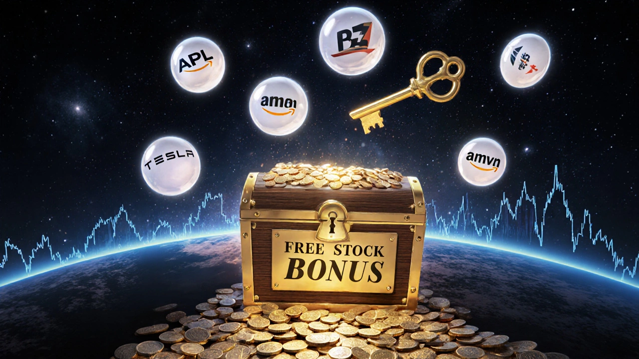 Zlatý klíč otevírá chest plný akcií velkých společností.