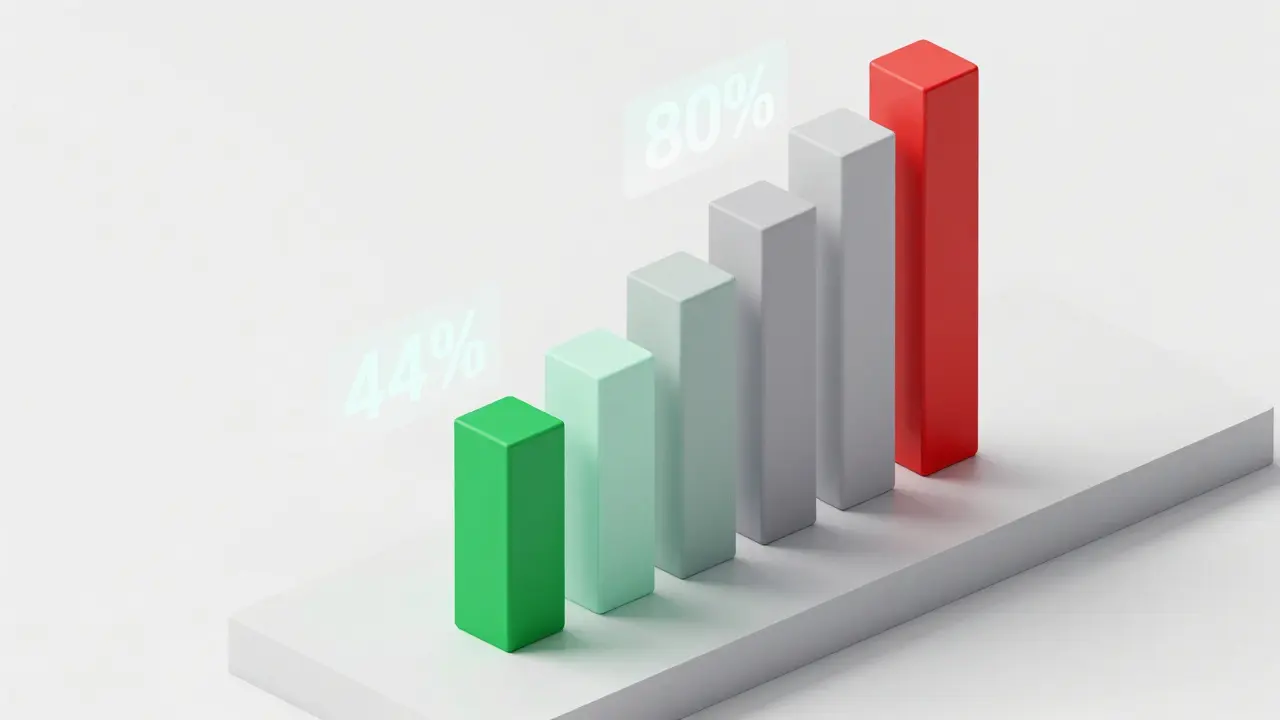 3D graf znázorňující nízký poměr státního dluhu ČR k HDP ve srovnání s EU.