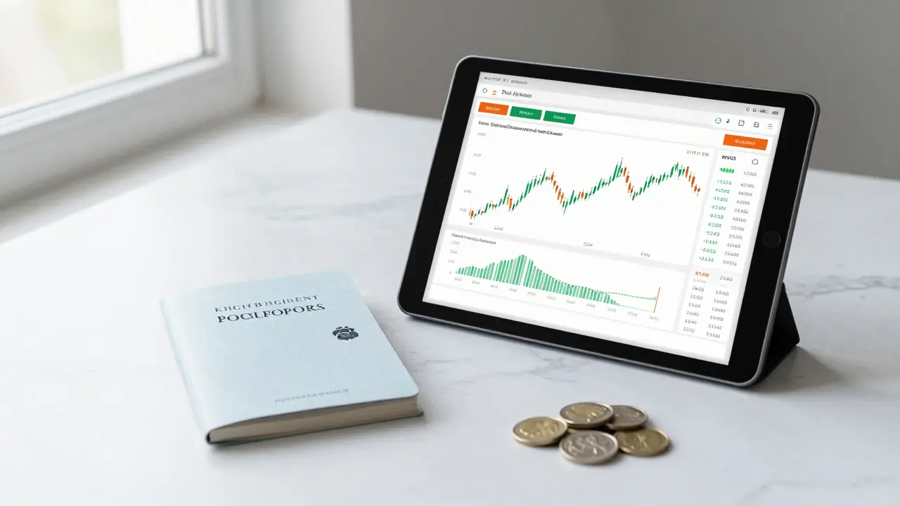 Kombinace digitálního obchodování a tradičních úspor v českých korunách.