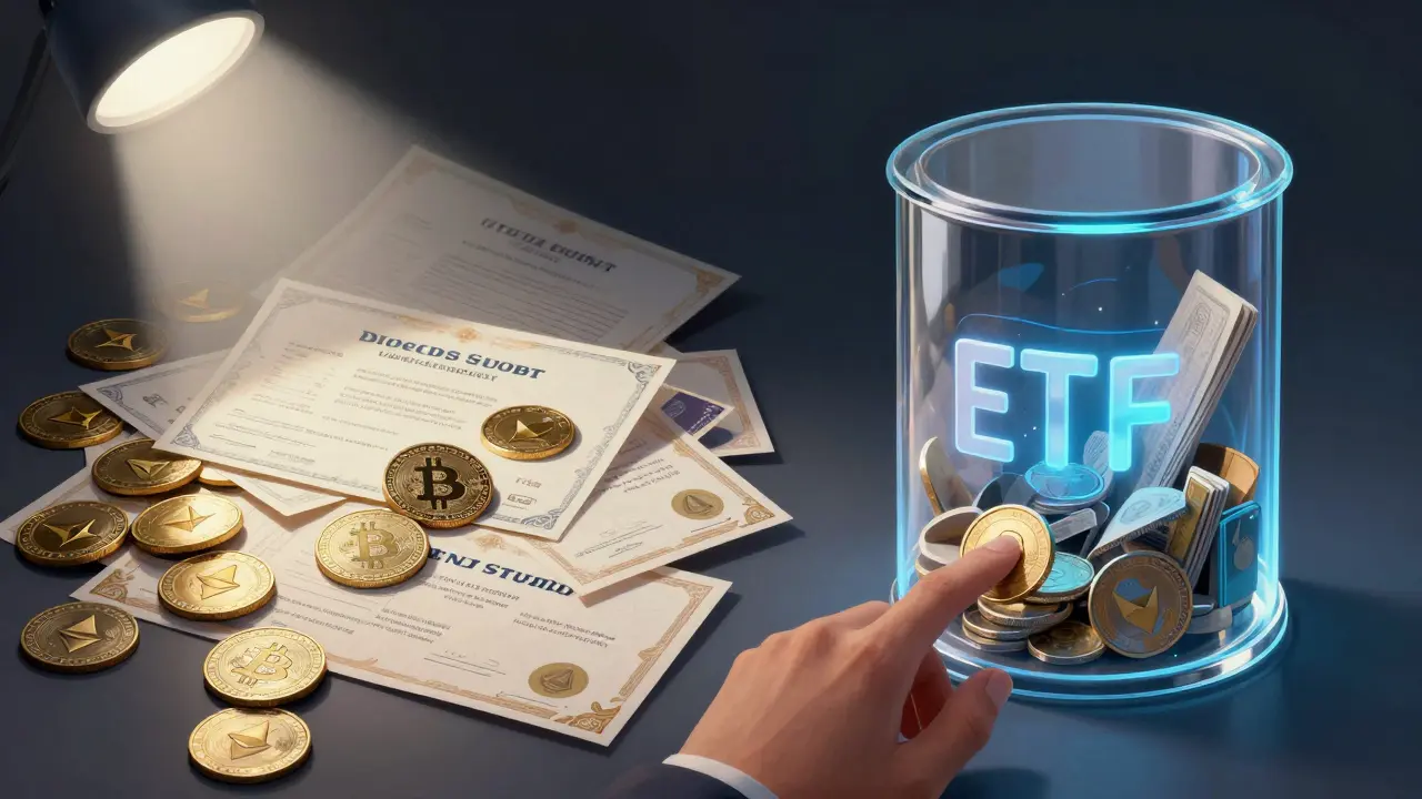 Srovnání zdanění akcií a osvobozených ETF fondů v grafické podobě