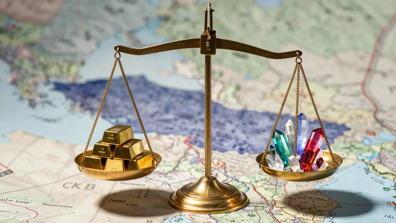 Váhy vyvažující bezpečná aktiva a rizikovější investice v portfoliu